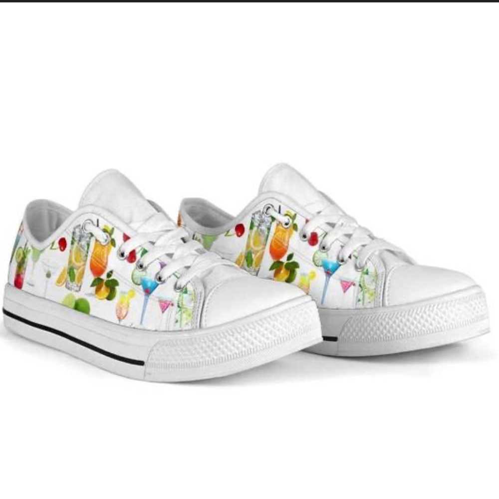 ilarialilahproietti Cocktail Lover Low Top Shoes Sneakers 41